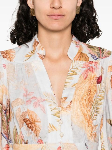 ZIMMERMANN Ascension mini dress - Blue