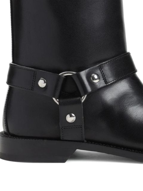 LOEWE Campo biker boots - Black