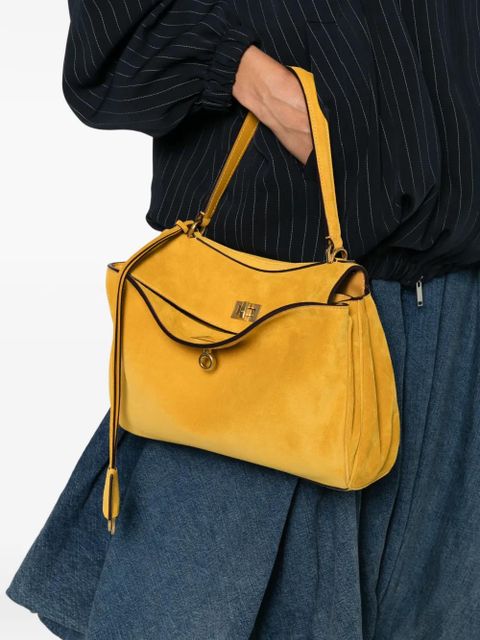 Balenciaga small Rodeo suede tote bag - Yellow - zdjęcie produktu nr 2