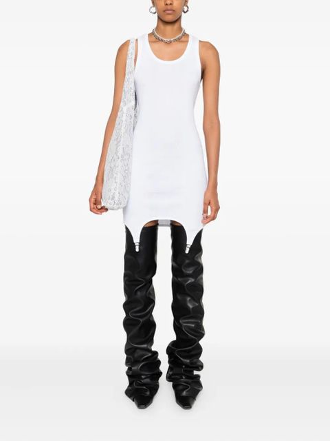 Jean Paul Gaultier ribbed mini dress - White - zdjęcie produktu nr 2