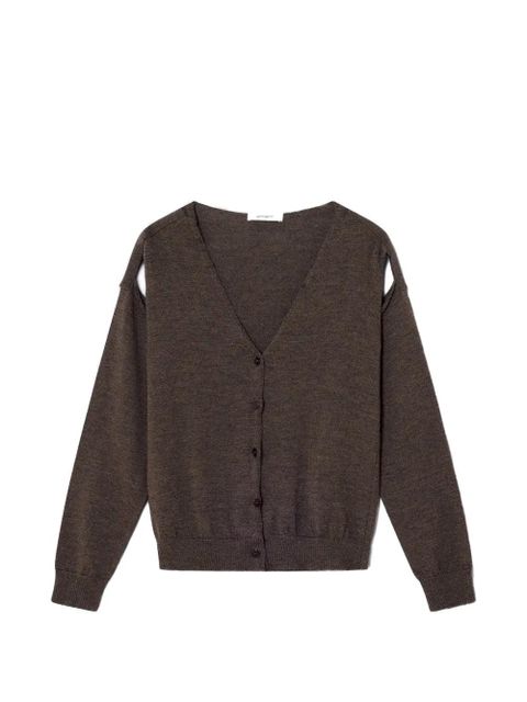 Gimaguas Coucou shoulder cutouts cardigan - Brown - zdjęcie produktu nr 1