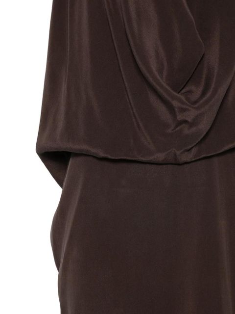 Alysi halterneck maxi dress - Brown