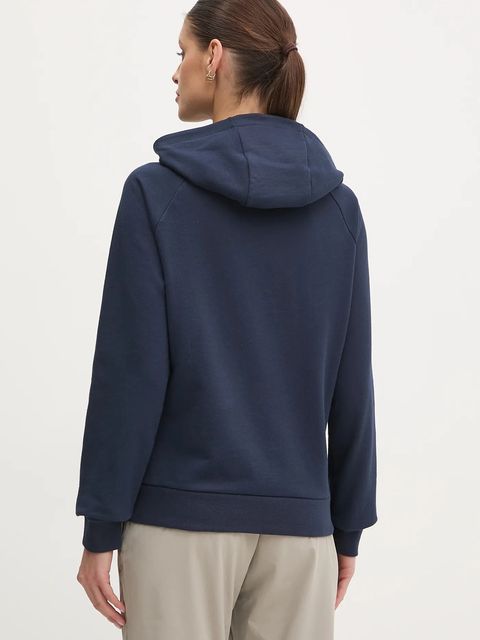 Helly Hansen bluza damska kolor granatowy z kapturem z aplikacją 54239