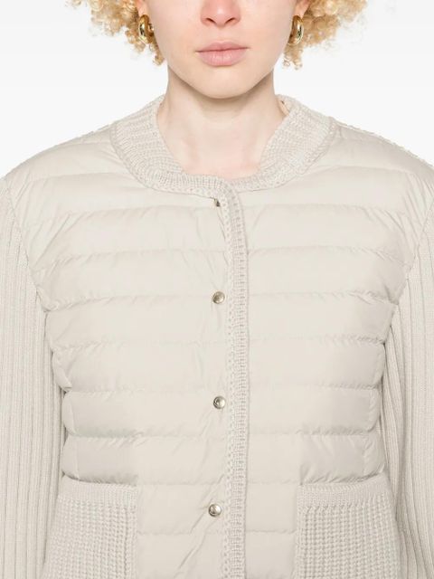 Moncler padded-panel jacket - Neutrals