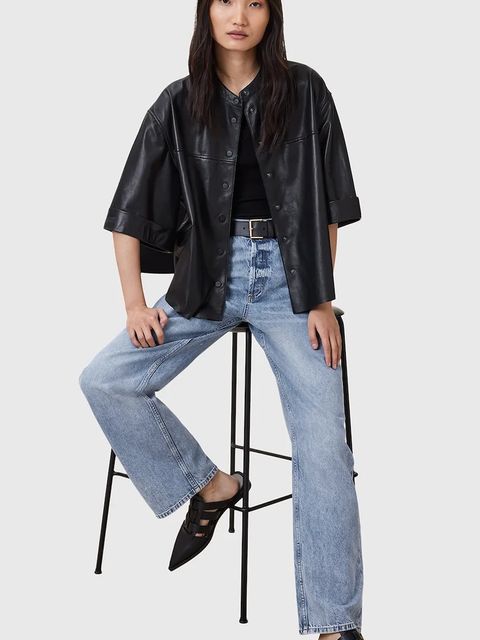 AllSaints jeansy bawełniane BROOKLYN