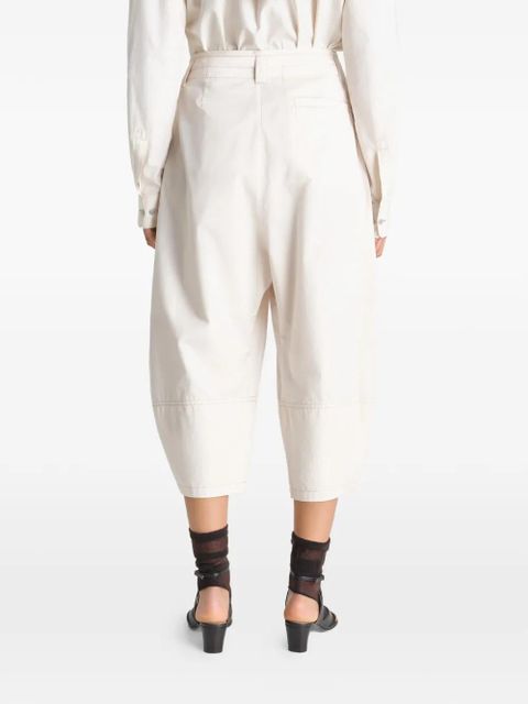 LEMAIRE balloon bermuda shorts - Neutrals