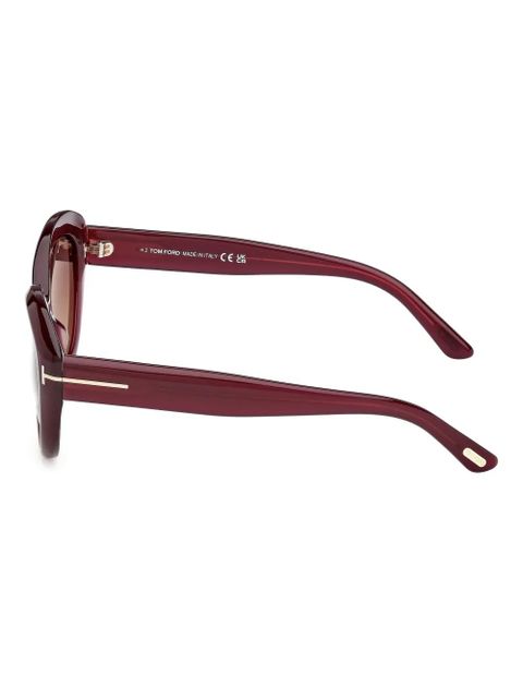 TOM FORD Eyewear cat-eye frame sunglasses - Red