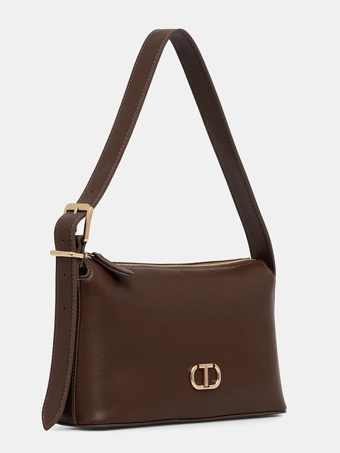 Twinset torebka kolor brązowy 252TB7023