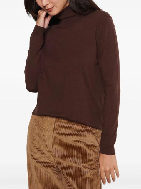 Weekend Max Mara roll-neck long-sleeve sweater - Brown