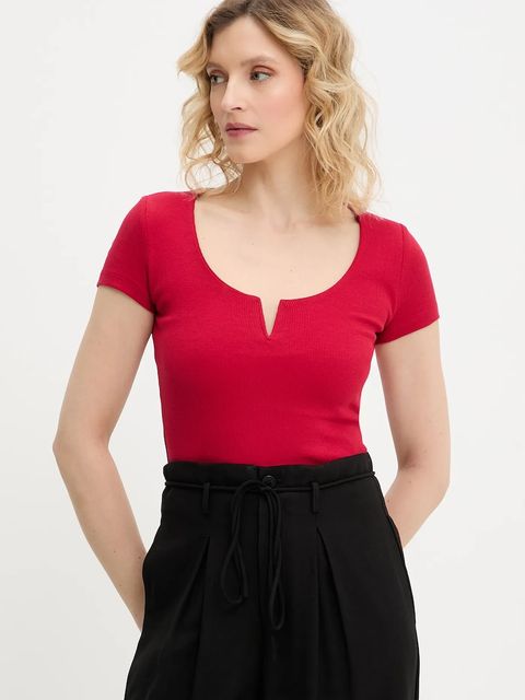 Answear.LAB t-shirt damski kolor czerwony