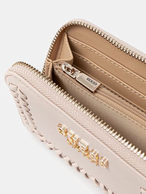 Guess portfel TATUM damski kolor beżowy SWNG96 67140 - zdjęcie produktu nr 2