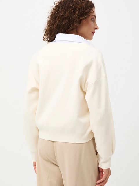 Medicine sweter damski kolor beżowy