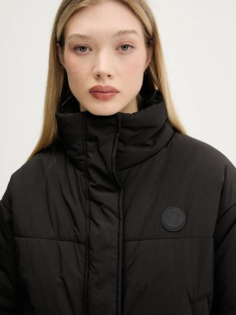 Hugo Blue kurtka kolor czarny zimowa 50545657