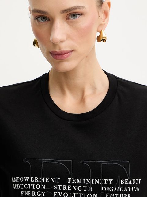 Elisabetta Franchi t-shirt bawełniany