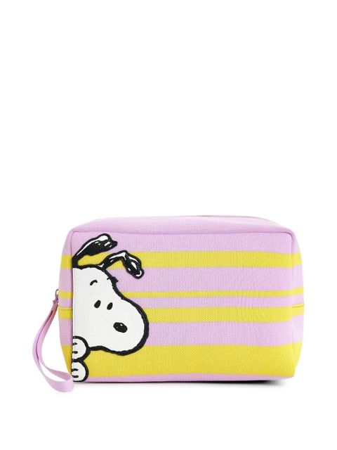 Essentiel Antwerp Peanuts™ motif striped clutch bag - Pink - zdjęcie produktu nr 1