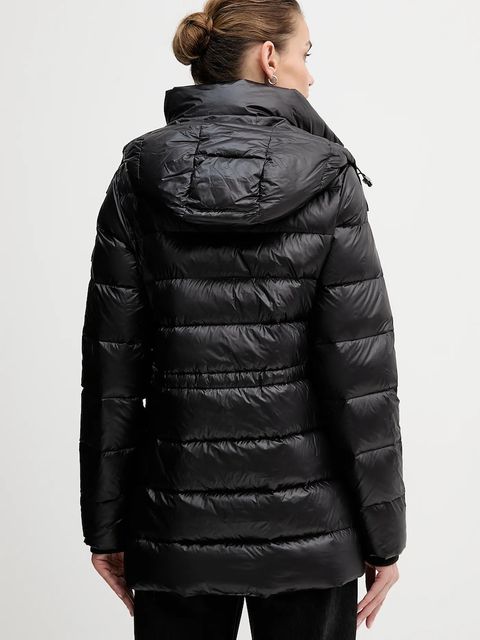 Tommy Hilfiger kurtka puchowa kolor czarny przejściowa WW0WW47355