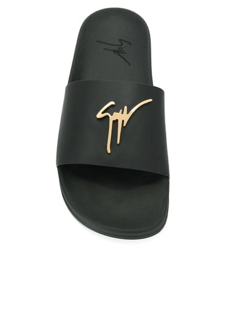 Giuseppe Zanotti Signature slides - Black