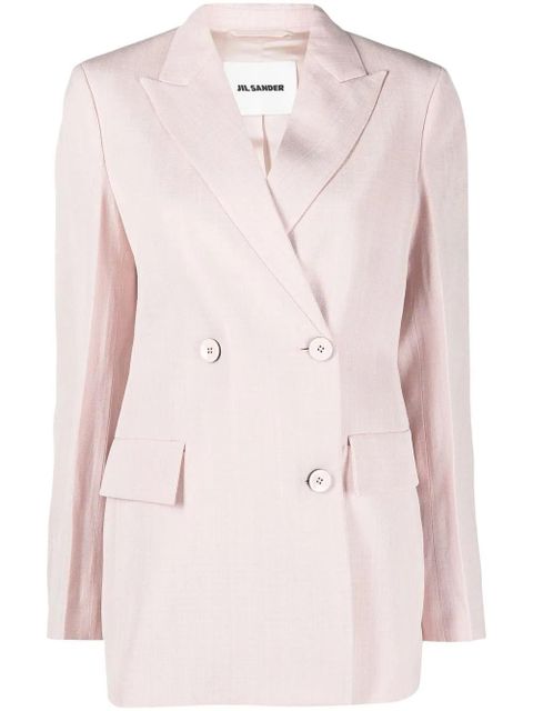 Jil Sander double-breasted tailored blazer - Pink - zdjęcie produktu nr 1