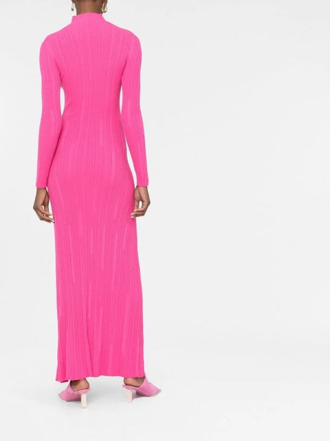 Jacquemus Lenzuolo pleated long dress - Pink
