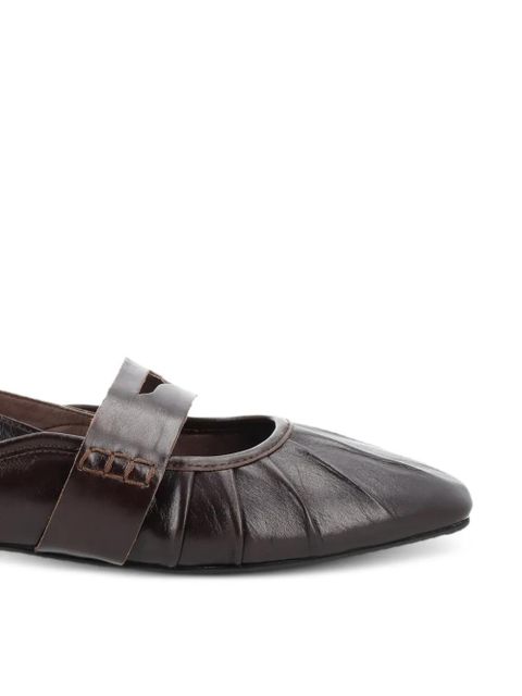 ALOHAS Bargo loafer-strap ballet flats - Brown - zdjęcie produktu nr 2