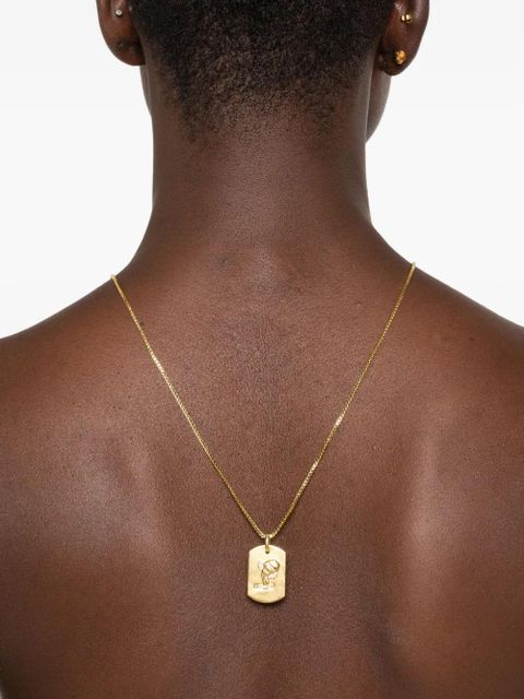Maje aquarius zodiac-design necklace - Gold