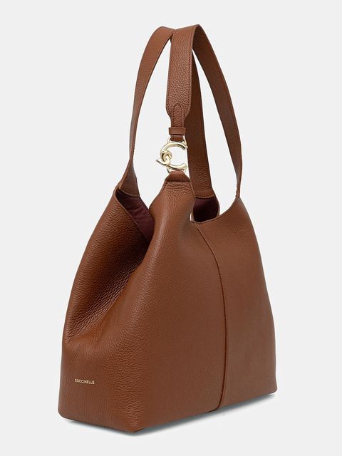 Coccinelle torebka skórzana kolor brązowy E1 SHA 11 01 01 - zdjęcie produktu nr 2