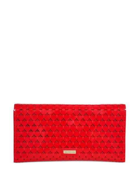Aquazzura Amourose heart-pattern clutch bag - Red