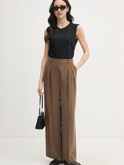 DKNY top damski z bawełną - zdjęcie produktu nr 1