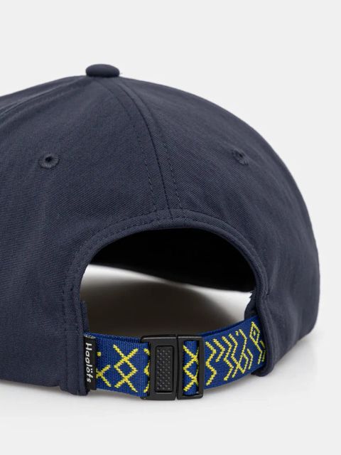 Haglöfs czapka z daszkiem kolor granatowy z aplikacją 607656