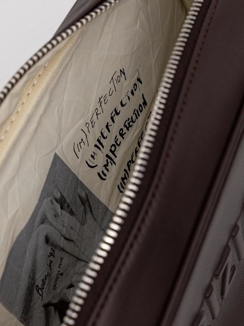 Patrizia Pepe torebka skórzana kolor brązowy 8B0254 L113