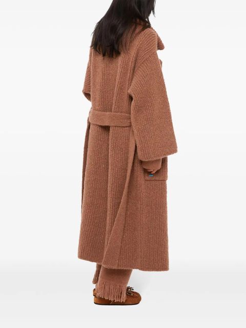 Alanui knitted robe coat - Brown