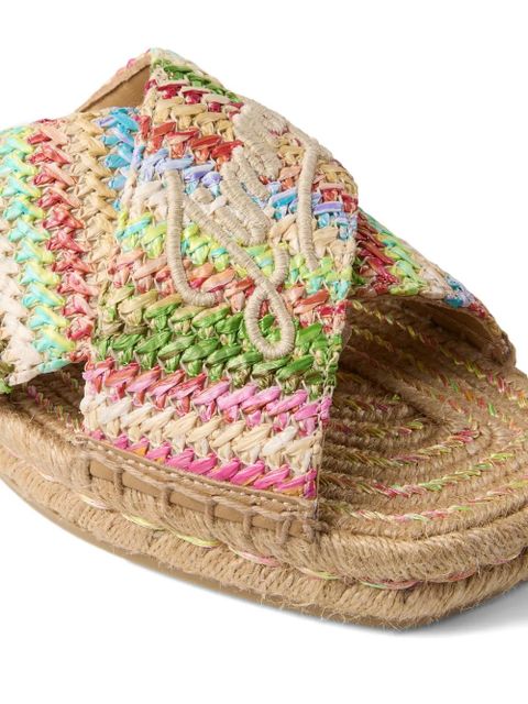 Jimmy Choo Aciel flat sandals - Neutrals