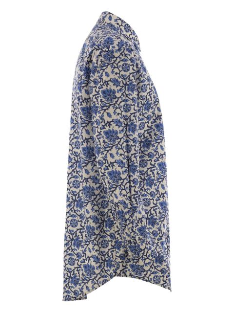 MC2 Saint Barth brigitte floral shirt - Neutrals - zdjęcie produktu nr 2