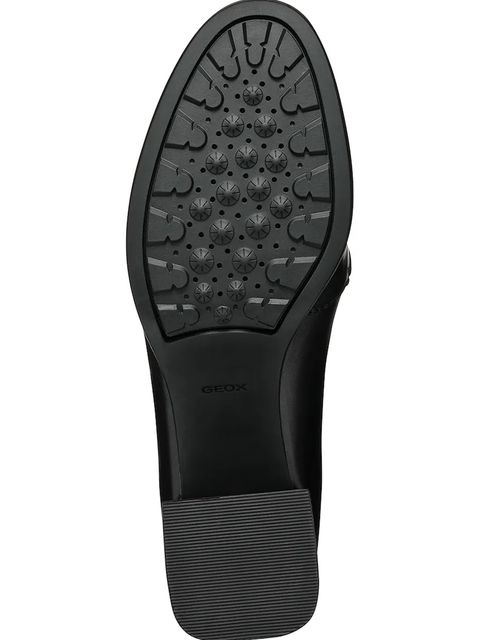 Geox czółenka skórzane D WALK PLEASURE 55 F kolor czarny na słupku D46XBF 00043 C9999