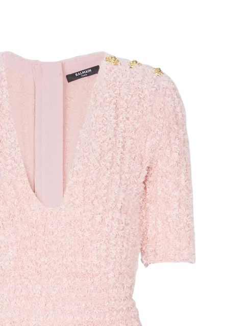 Balmain pink mini dress - zdjęcie produktu nr 2