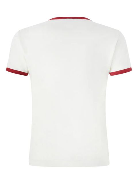 PINKO slogan-print T-shirt - White - zdjęcie produktu nr 2