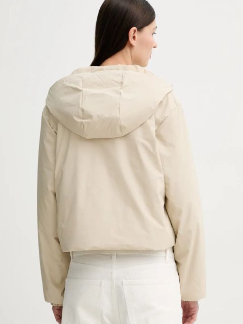 Rains kurtka Lohja Short Insulated Jacket W3T1 kolor beżowy przejściowa 15780