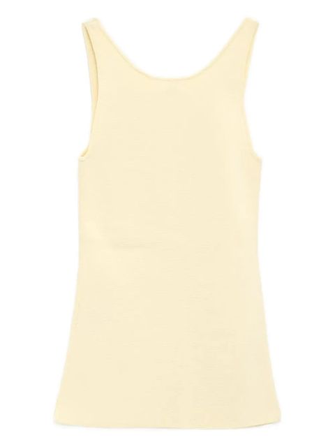 TOTEME ribbed sleeveless top - Neutrals