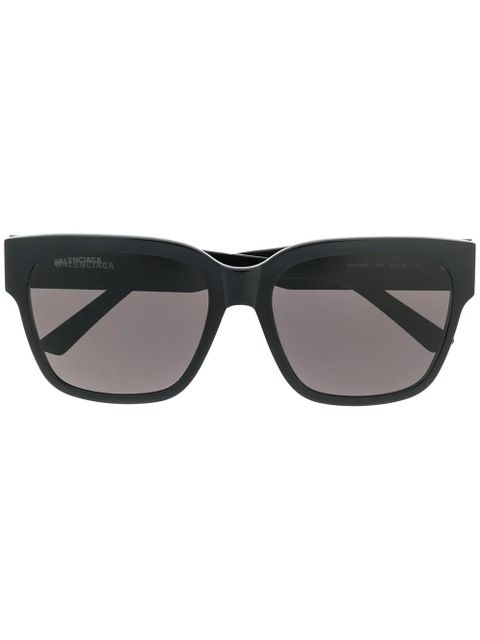 Balenciaga Eyewear Paris square sunglasses - Black - zdjęcie produktu nr 1