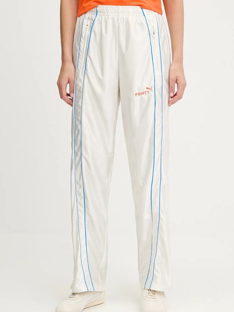 Puma spodnie dresowe PUMA x FENTY damskie kolor beżowy 635746 - zdjęcie produktu nr 1