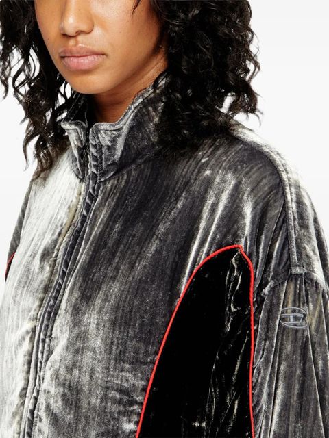 Diesel G-Riffin zip-up puffer jacket - Silver