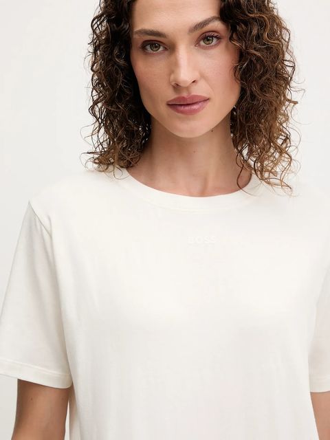 BOSS piżama damska kolor beżowy 50545568