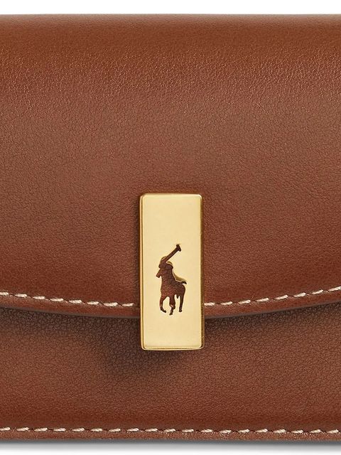 Polo Ralph Lauren portfel skórzany damski kolor brązowy 427P04990 - zdjęcie produktu nr 2