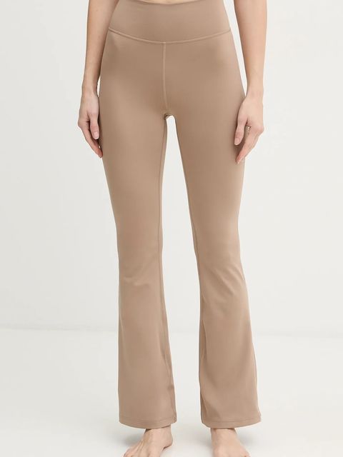 adidas Performance legginsy do jogi All Me damskie kolor beżowy gładkie JV7792 - zdjęcie produktu nr 1