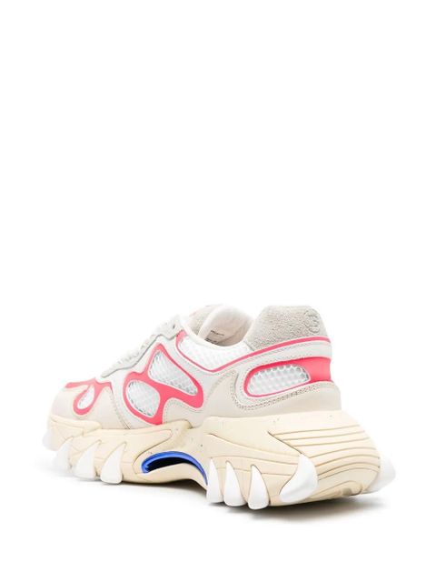 Balmain B-East panelled lace-up sneakers - White - zdjęcie produktu nr 2