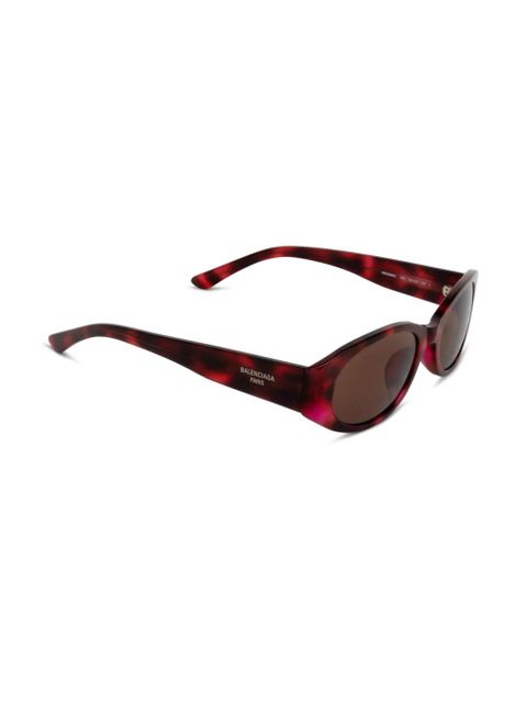 Balenciaga Eyewear oval-frame sunglasses - Red - zdjęcie produktu nr 2