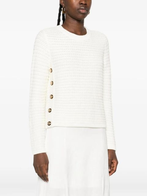 Ba&Sh Gael button-embellished sweater - Neutrals