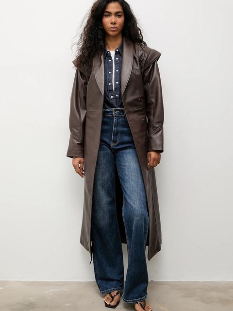 Answear.LAB płaszcz skórzany - zdjęcie produktu nr 2