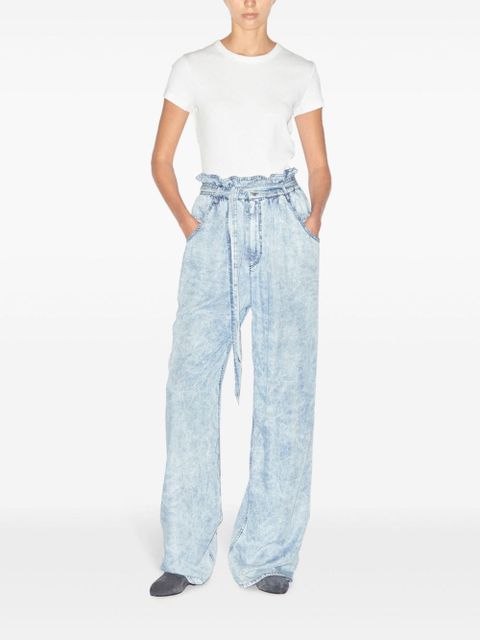 MARANT ÉTOILE Priana chambray trousers - Blue - zdjęcie produktu nr 2