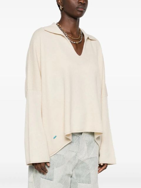 Alanui Finest polo sweater - Neutrals